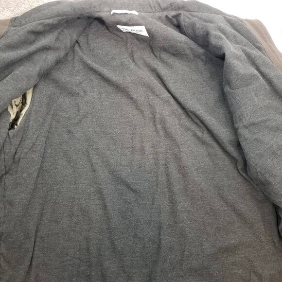 Pal Zileri Men's Brown Chore Barn Coat Jacket Size 52 XL - Picture 10 of 11